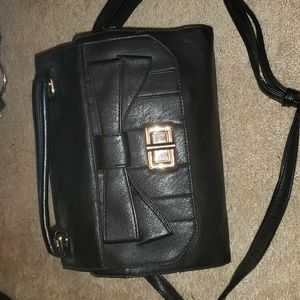 Torrid black and gold purse